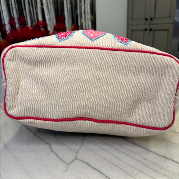 Katydid- Colorful Heart Pattern Tote Bag - Picture 4 of 6